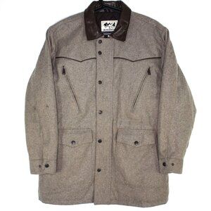 Schaefer Outfitter Mens Large Cattle King Quilted Lined Coat Jacket F1328